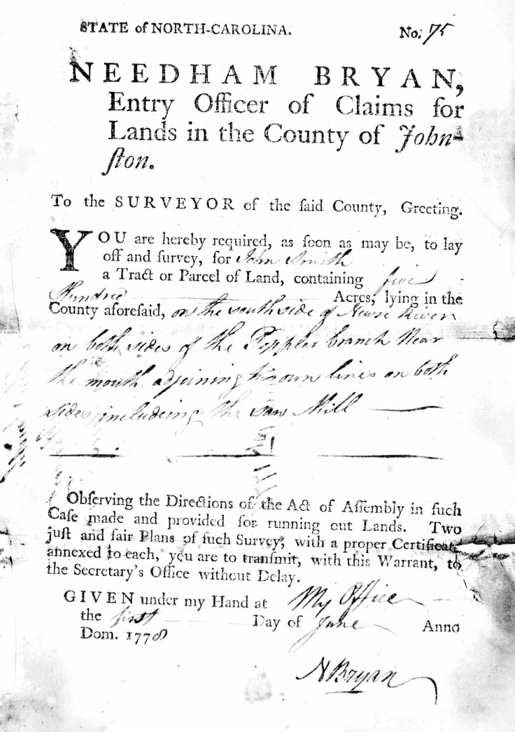 John Smith 150A Warrant 1