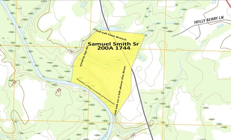 Samuel Smith 200 1744 Plot