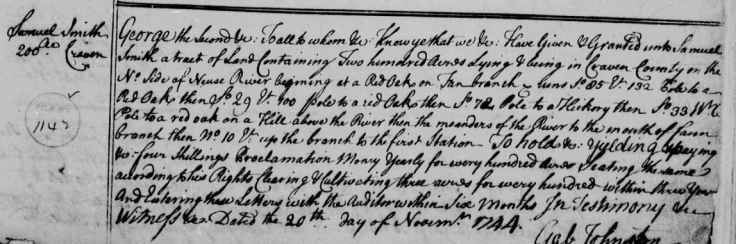 Samuel Smith Deed 200 1744