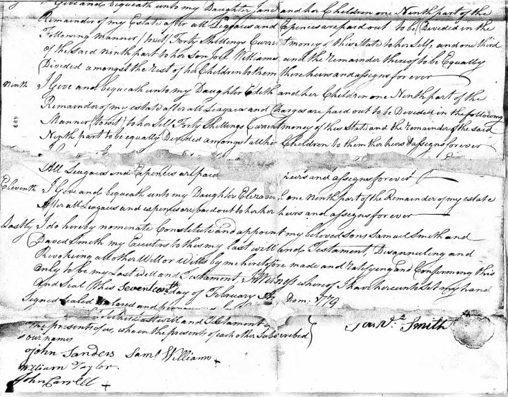 Samuel Smith Will pg 4