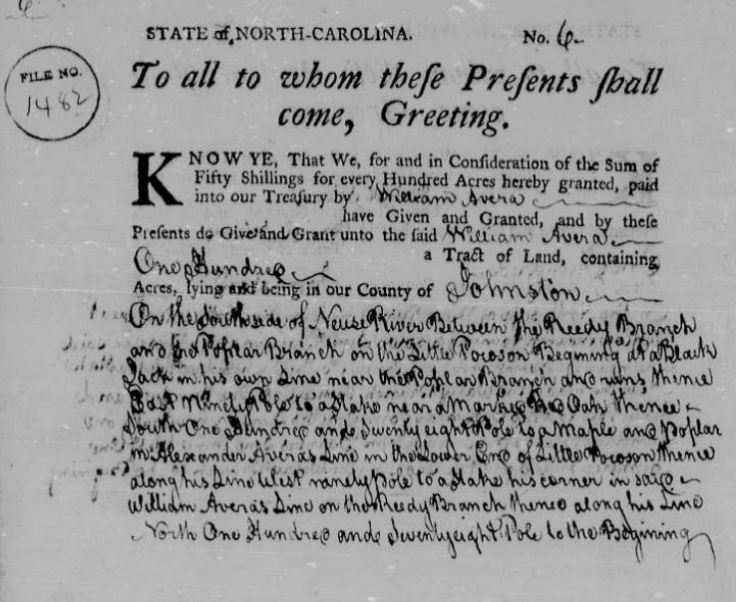 William Avera 100A 1778